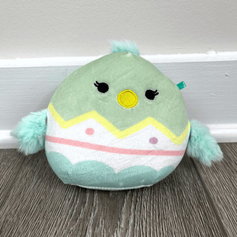 5" Justine‎ the Baby Blue Bird Chick in an Easter Egg Squishmallow Plush …
